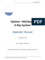 Optima XR220amx X-Ray System: Operator Manual