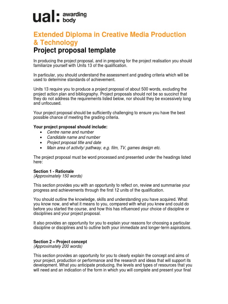 Ual Proposal Template Isabel Leadbeater PDF Advertising You Tube