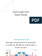 Định tuyến tĩnh Static Route