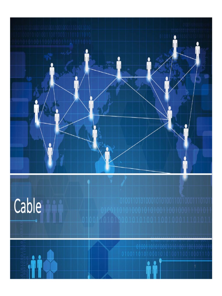 Cable | PDF | Network Switch | Computer Network