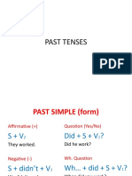 Past Tenses Explained