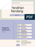 Kelompok 1 - Pendirian Kandang