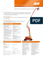 Plataformas Elevadoras de Brazo Articulado: Características Estándar