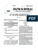 Boletim Da República: Suplemento