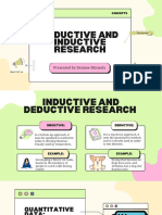 Deductive and Inductive Research: Presented by Denisse Miranda