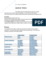 Active and Passive Voice