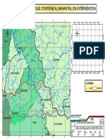 Mapa de Cuenca Que Contiene Al Manantial en Intervencion: Pichari