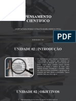 Slides Da Unidade 2 - Pensamento Científico