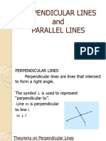 PERPENDICULAR LINES and Parallel Lines BRM