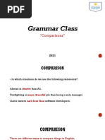 Comparisons in English