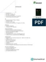 Oxímetro de pulso portátil neonatal Biolight M800