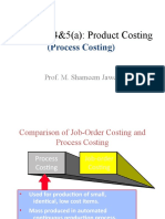 Session - 4&5 (A) : Product Costing