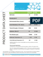 HDB 502 High Density Polyethylene Slurry Loop Data Sheet