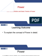 Power: Unit 4.1: Definition and Basic Tenets of Power