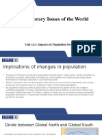 Contemporary Issues of The World: Unit 13.4: Impacts of Population Growth