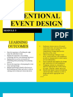Intentional Event Design