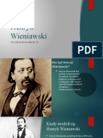 Prezentacja o Henryku Wieniawskim