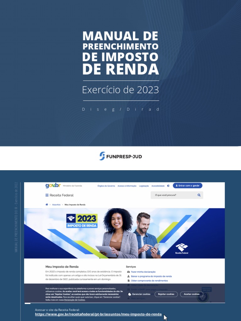 Manual IRPF 2023 | PDF | Impostos | Imposto de Renda