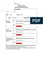 Cantidad Máxima de Sentadillas en Un Minuto: Colegio Fraternidad Departamento de Educación Física