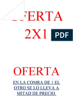 Oferta 2X1