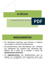 A Célula: Compoñentes Celulares