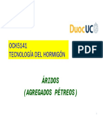 OCK5141 Tecnología Del Hormigón: Áridos (Agregados Pétreos)