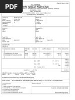 Shri Niwas and Sons: Tax Invoice