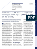 Cross-Border Enforcement of Judgments in The