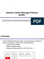 A Short Module On The Internet Control Message Protocol (ICMP)