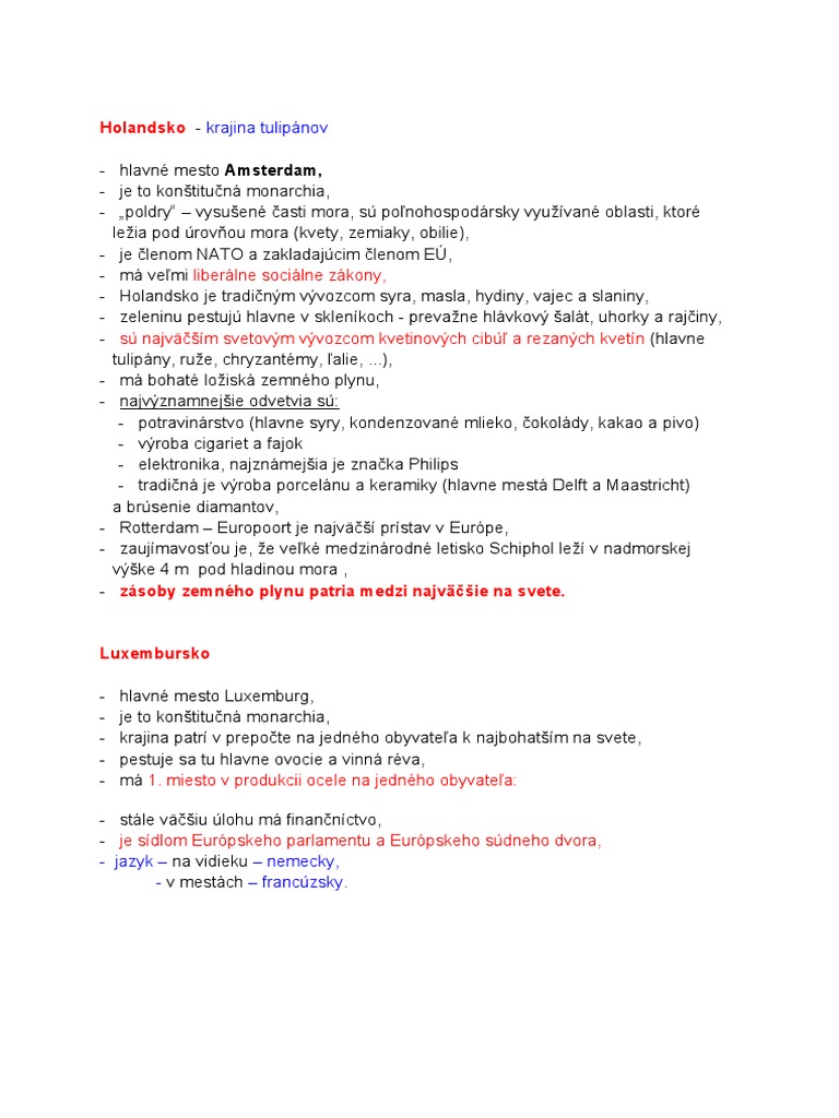 Holandsko | PDF