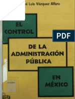 El Control de La Admin is Trac Ion Publica