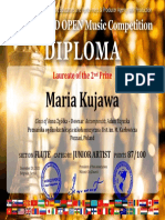 Maria Kujawa: Laureate of The 2 Prize
