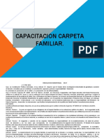 Capacitación Carpeta Familiar