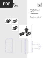 TMK, TMKW and TMK FL Orbital Motors Repair Instructions