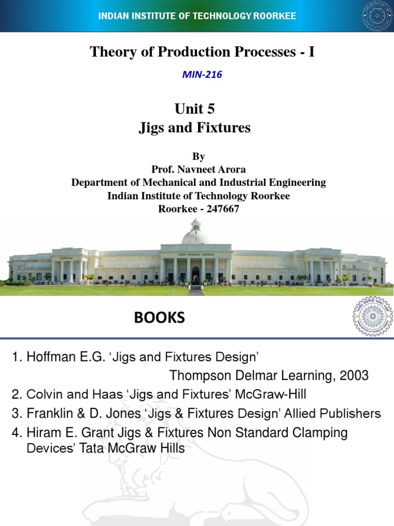 Jigs And Fixtures Pdf Machining Manufactured Goods