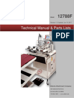 Technical Manual & Parts Lists: Model