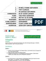 Kopiervorlage Kapitel 2, Modul 1: Schlagzeilen