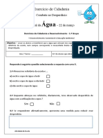 Ficha Dia Mun Água Cidadania 3.º e 4.º Anos