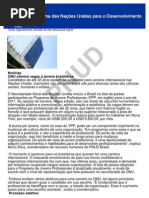 Programa das Nações Unidas para o Desenvolvimento