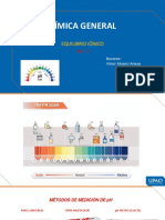 Química General: Equilibrio Iónico