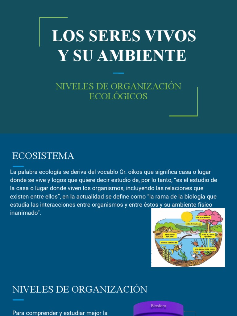 Los Seres Vivos y Su Ambiente - 1702397710