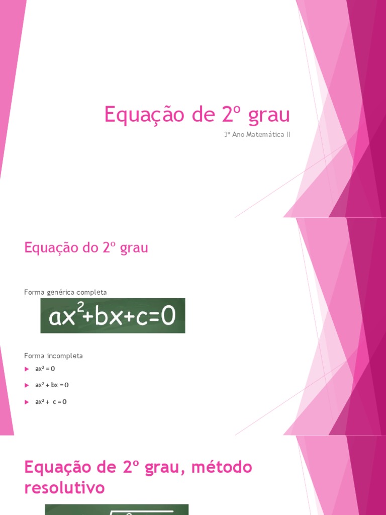 Equação de Segundo Grau | PDF