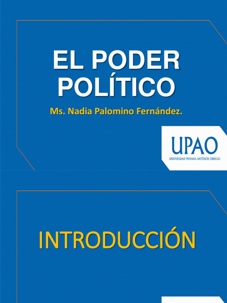 Poder Político: Conceptos y Estructuras | PDF | Estado (política ...