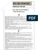 Vocabulrio Do Dicionrio e Glossrio Sobre Roteiro e Cinema - Jorge Machado