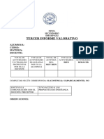 Tercer Informe Valorativo Filosofia Igmr