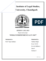 Indian Independence Act 1947 Summary