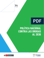 Política Nacional Contra Drogas Al 2030 PDF