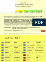 Mach Mit!: Lerne Und Wiederhole Den Wortschatz. Deutsch Mit Max 1