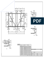 Desenho técnico de estrutura de aço