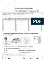 EVALUACION DE LENGUAJE BL